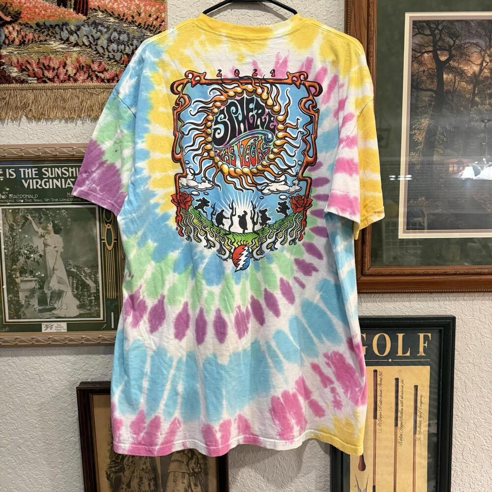 Dead And Company‎ RARE Las Vegas Sphere Opening Night Shirt 2XL Tie Dye - Picture 6 of 8